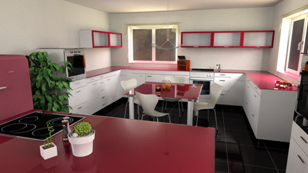 Rojo Küche 1
